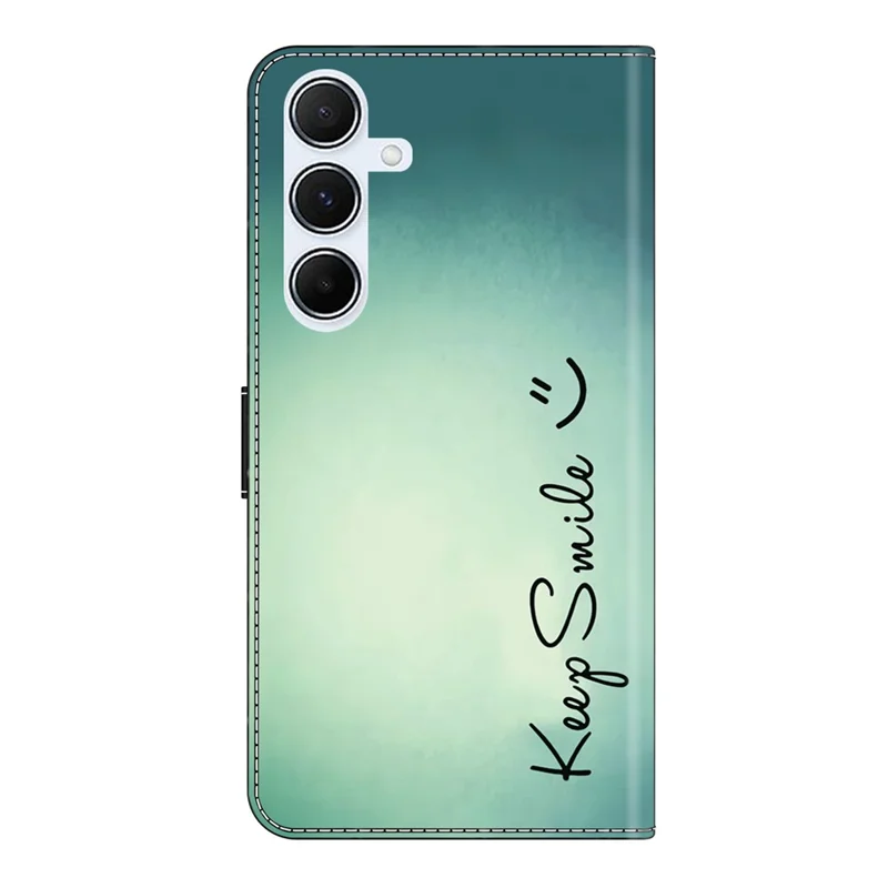 For Samsung Galaxy A36 5G / A56 5G Case PU Leather Wallet Phone Cover with Stand - Keep Smile