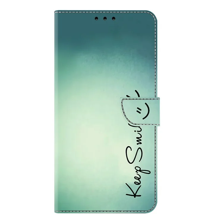 Für Google Pixel 9a Hülle PU-Leder Brieftasche Handyhülle mit Ständer - Keep Smile