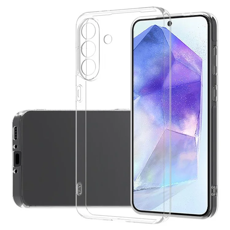 Für Samsung Galaxy A56 Klares Telefon-Gehäuse Ultra-dünne flexible TPU-Rückabdeckung