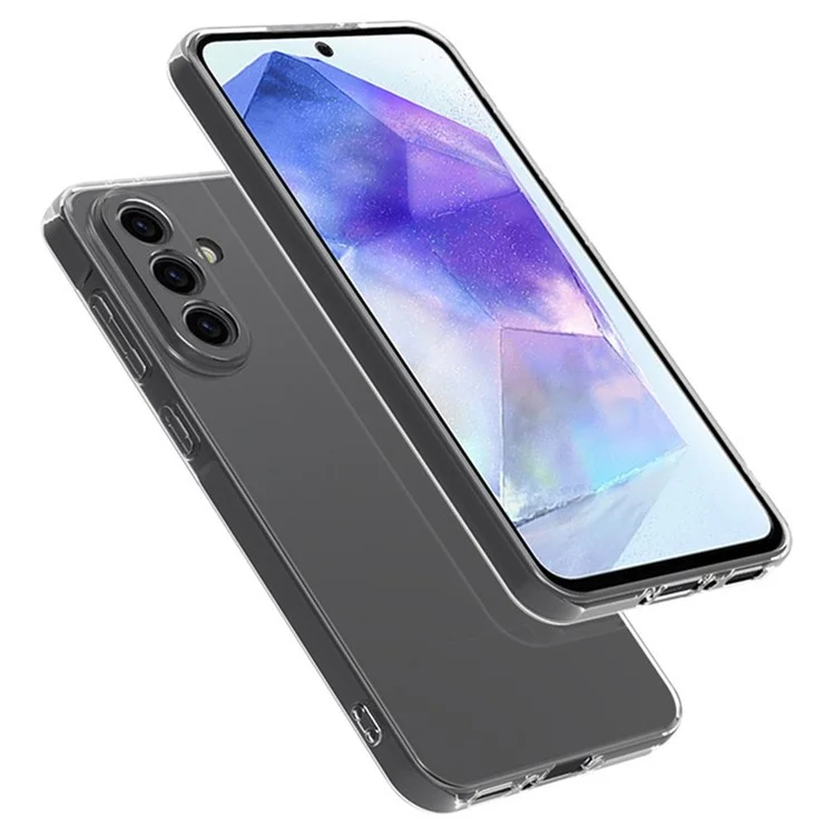 Für Samsung Galaxy A56 Klares Telefon-Gehäuse Ultra-dünne flexible TPU-Rückabdeckung