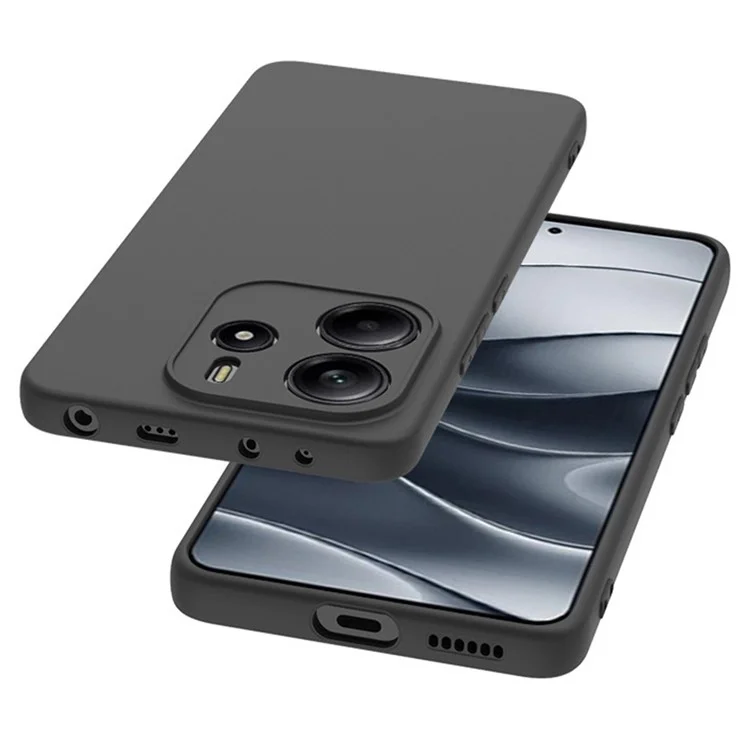 Für Xiaomi Redmi Note 14 4G-Hülle, schlanke TPU-Mattglatt-Handyhülle