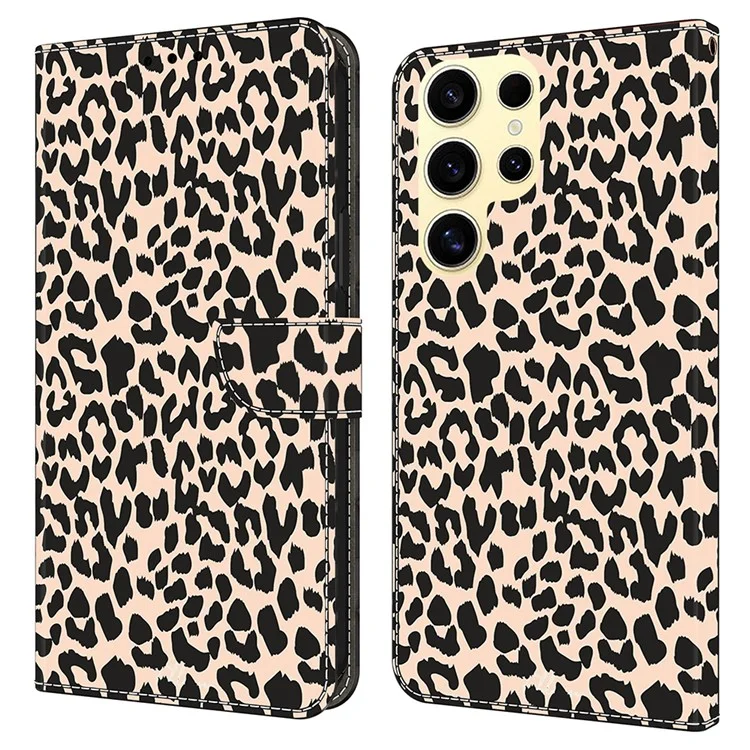 For Samsung Galaxy S25 Ultra Case Pattern Printed Protective Cover TPU+PU Leather Flip Phone Case - Leopard Print

Für Samsung Galaxy S25 Ultra Hülle Gemusterter Schutzhülle TPU+PU Leder Klapphülle - Leopardenmuster