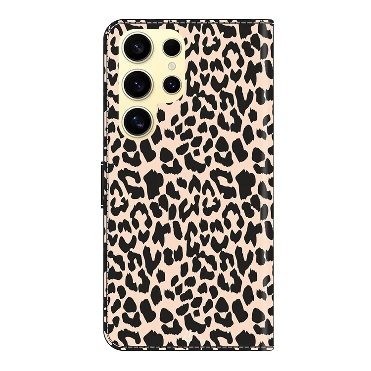 For Samsung Galaxy S25 Ultra Case Pattern Printed Protective Cover TPU+PU Leather Flip Phone Case - Leopard Print

Für Samsung Galaxy S25 Ultra Hülle Gemusterter Schutzhülle TPU+PU Leder Klapphülle - Leopardenmuster