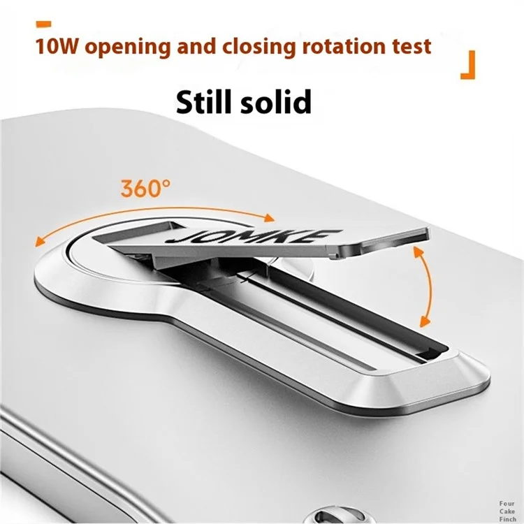 For iPhone 14 Case Hard PC Frameless Baking Paint Kickstand Phone Cover - Silver