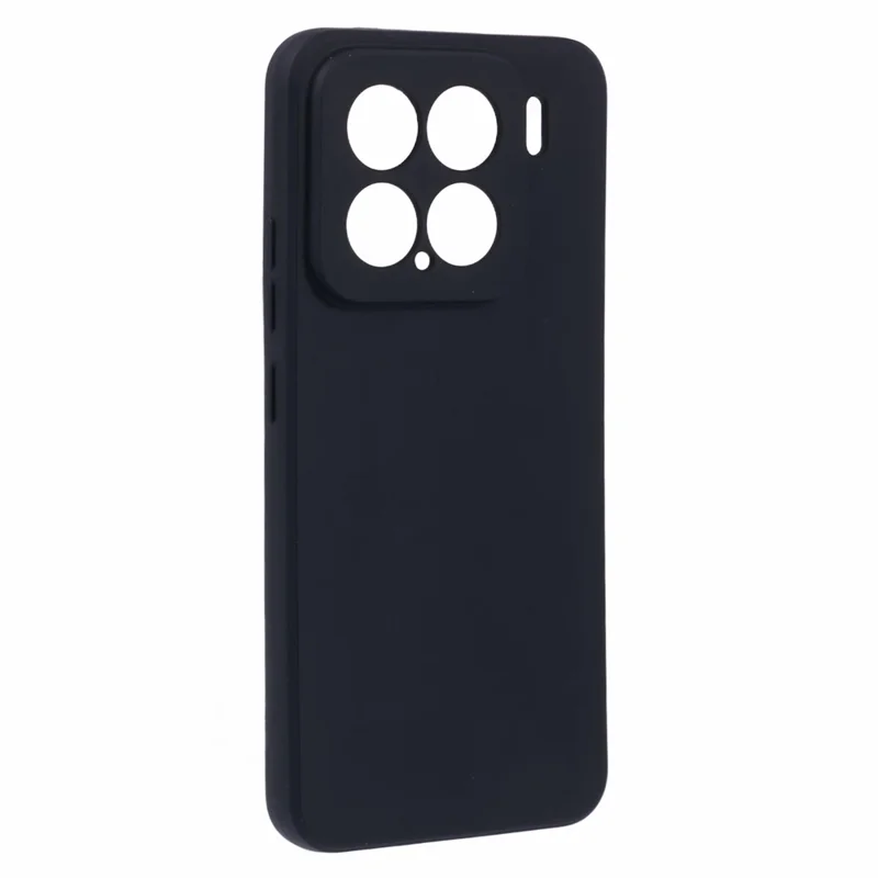 Capa para Xiaomi 15 com recortes precisos, bordas retas e proteção contra choques em TPU - Preta
