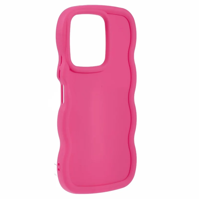 Étui de protection TPU pour Xiaomi Redmi 13 4G/5G - Cadre ondulé unique - Rose