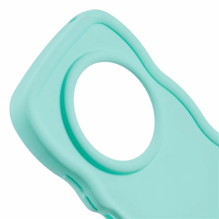 Coque TPU pour Xiaomi Redmi 14C 4G / 14R 5G / Poco C75 4G Housse de protection de téléphone à cadre ondulé unique - Vert clair