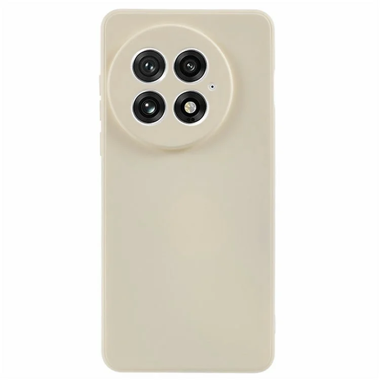 Funda para OnePlus 13 de la serie RB2 de WANLONFENG, de TPU suave con protector de pantalla - Blanco