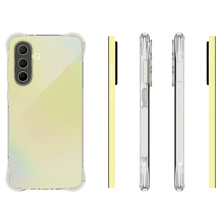 WANLONFENG WL Series for Samsung Galaxy A36 5G TPU Case 2.0mm Phone Cover with Tempered Glass Film