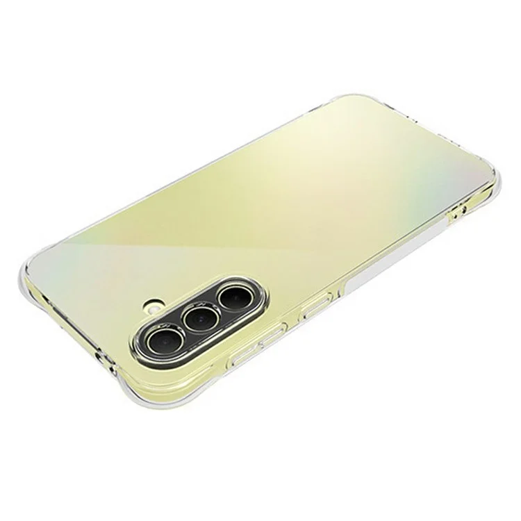 WANLONFENG WL Series for Samsung Galaxy A36 5G TPU Case 2.0mm Phone Cover with Tempered Glass Film