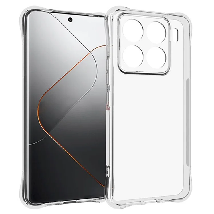 WANLONFENG WL Series for Xiaomi 15 Pro TPU Case 2.0mm Phone Cover with Tempered Glass Film
