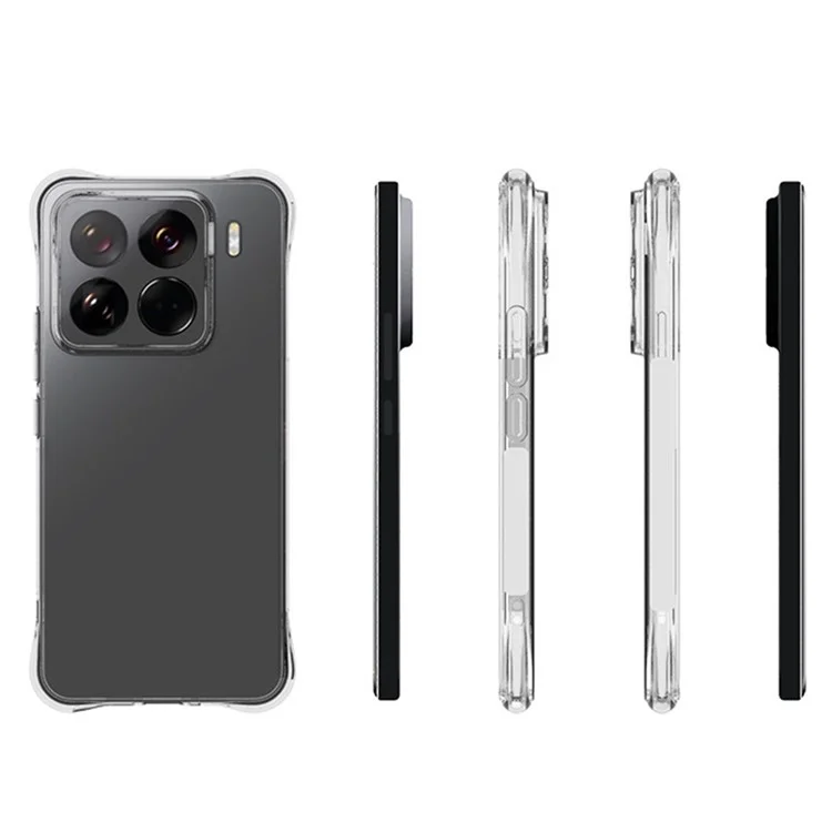 WANLONFENG WL Series for Xiaomi 15 Pro TPU Case 2.0mm Phone Cover with Tempered Glass Film