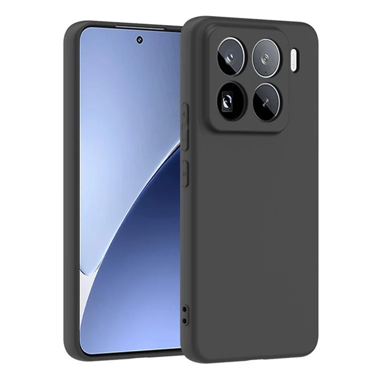 Funda de TPU de la serie MS de WANLONFENG para Xiaomi 15 Pro con cubierta trasera mate y cristal templado
