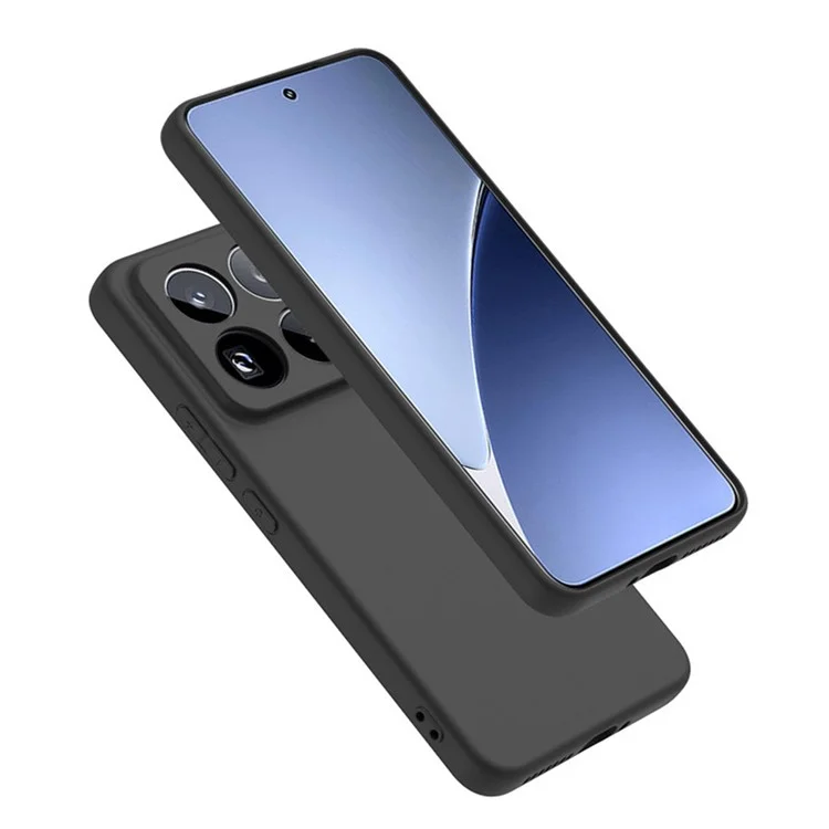 Funda de TPU de la serie MS de WANLONFENG para Xiaomi 15 Pro con cubierta trasera mate y cristal templado