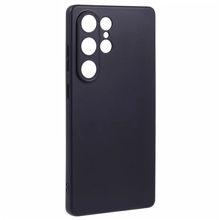 Custodia in TPU della serie MS WANLONFENG per Samsung Galaxy S25 Ultra con retro opaco e vetro temperato