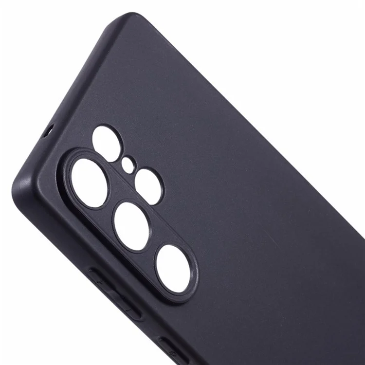 Custodia in TPU della serie MS WANLONFENG per Samsung Galaxy S25 Ultra con retro opaco e vetro temperato