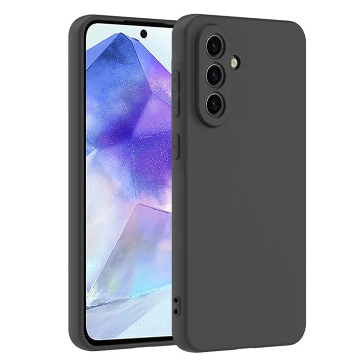 Funda WANLONFENG MS Series para Samsung Galaxy A56 de TPU con cubierta trasera mate y cristal templado