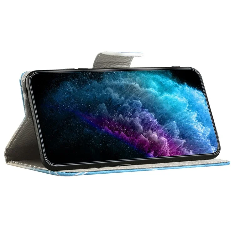 For Samsung Galaxy A26 5G Leather Case Pattern Printing Cross Texture Phone Cover - Tower