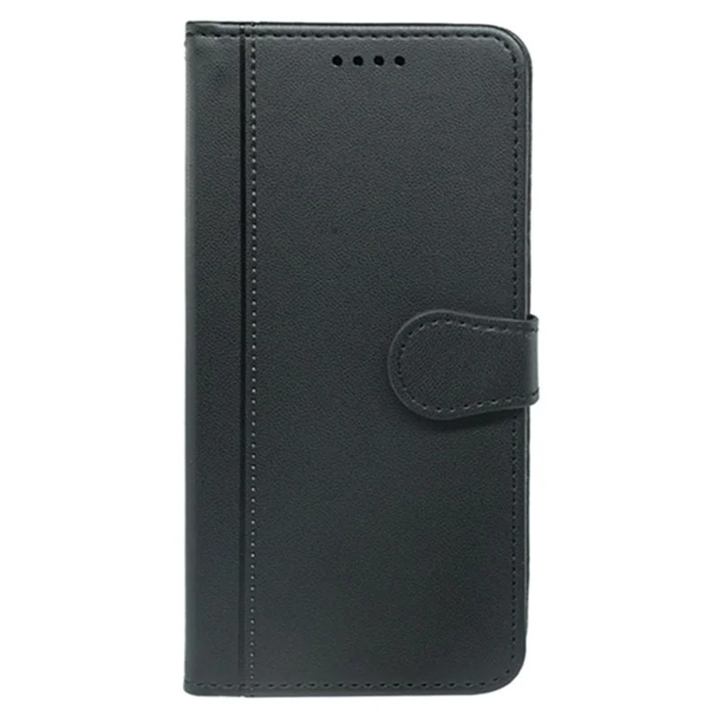 For Samsung Galaxy A36 5G / A56 5G Wallet Case Magnetic Snap Leather Phone Cover with Strap - Black