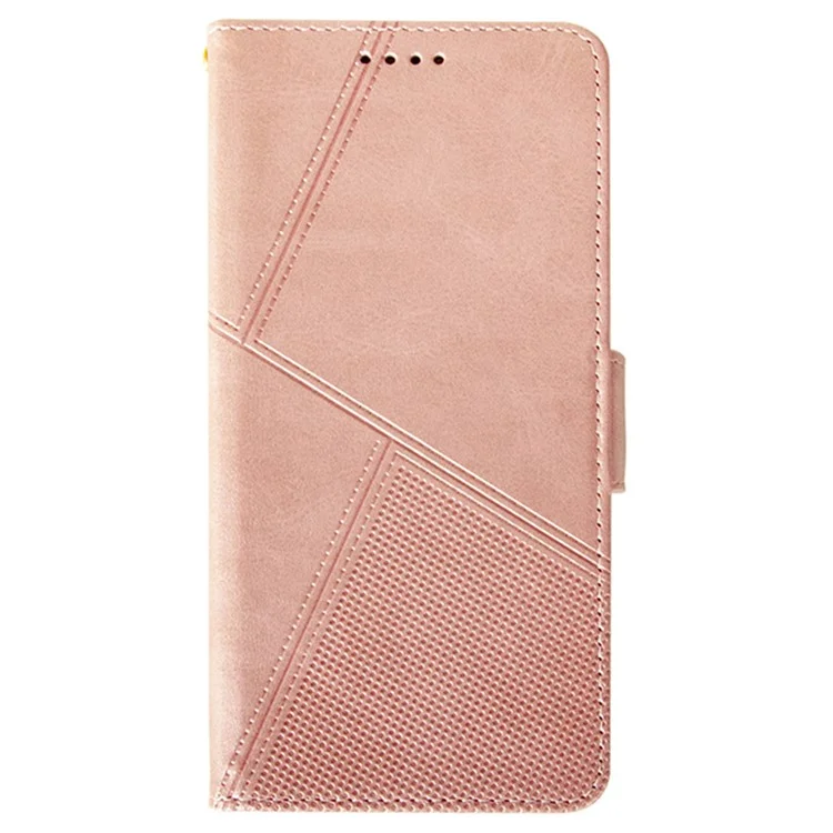 IDEWEI Custodia in pelle con portafoglio e supporto per Samsung Galaxy A56 - Texture vitello - Rosa