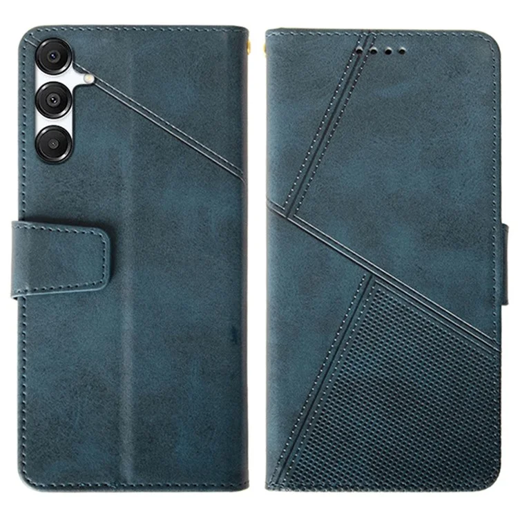 IDEWEI Custodia in pelle con portafoglio e supporto per Samsung Galaxy A36 5G - Blu