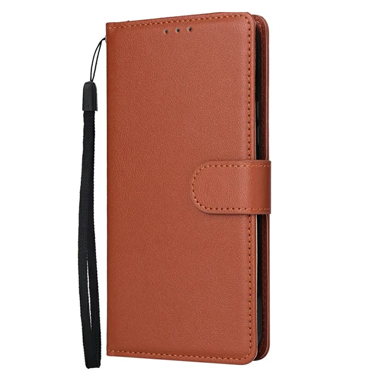 Per Samsung Galaxy S25+ / S24+ Custodia Wallet Stand View Custodia in pelle PU - Marrone