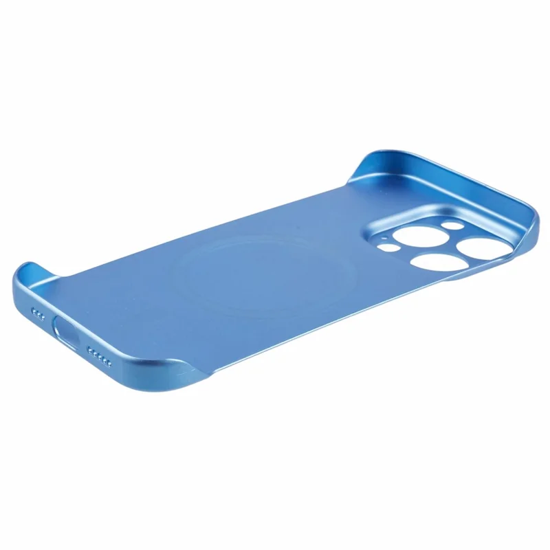 For iPhone 15 Pro Case Compatible with MagSafe Hard PC Frameless Phone Cover - Blue