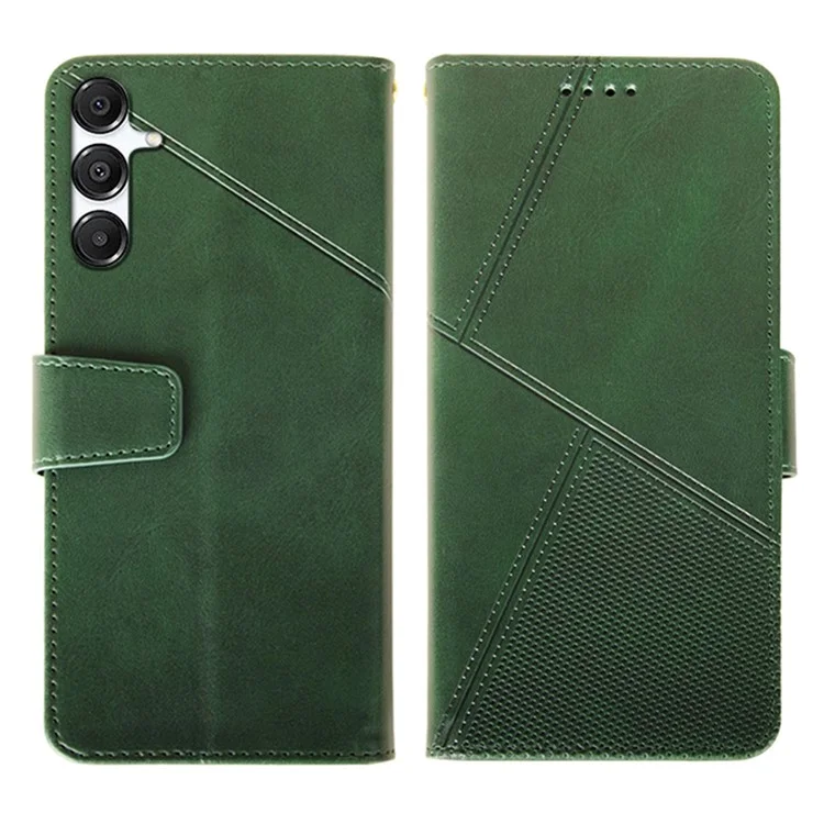 Custodia in pelle per Samsung Galaxy A26 5G di IDEWEI, cover a portafoglio con supporto, texture vitello - Verde