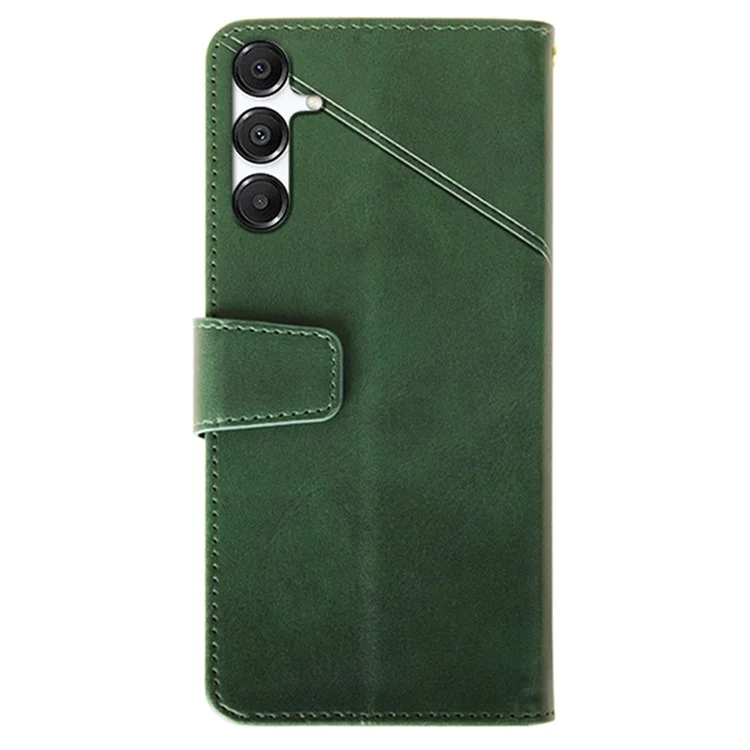 Custodia in pelle per Samsung Galaxy A26 5G di IDEWEI, cover a portafoglio con supporto, texture vitello - Verde