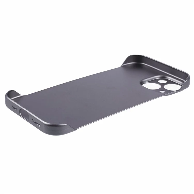 Capa para iPhone 13 compatível com MagSafe, capa de telefone rígida de PC sem moldura - Cinza
