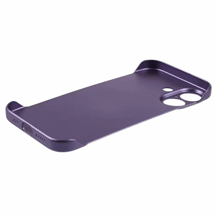 For iPhone 16 Plus Case Compatible with MagSafe Hard PC Frameless Phone Cover - Purple