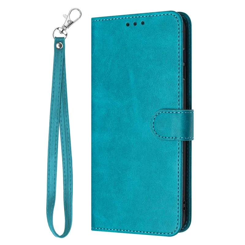 For Honor X5b / X5b Plus Case Flip Stand PU Leather Wallet Phone Cover Calf Texture - Green