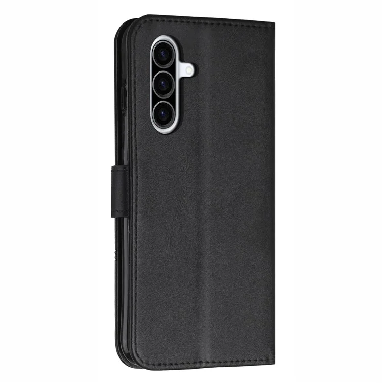 Custodia per Samsung Galaxy A36 5G, con supporto, flip, in pelle protettiva - Nera