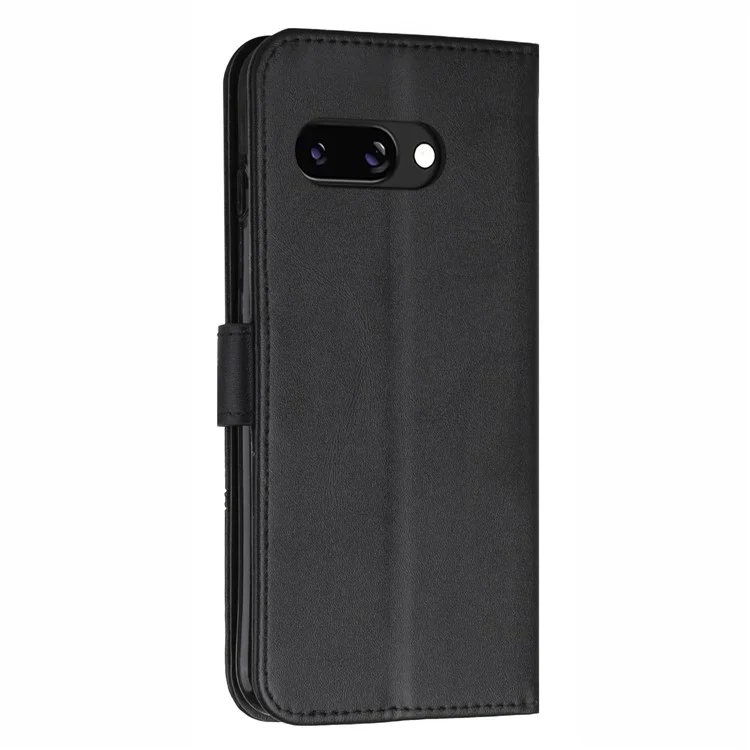 Для чехла-подставки Google Pixel 9a Flip Protective Leather Phone Cover - Черный