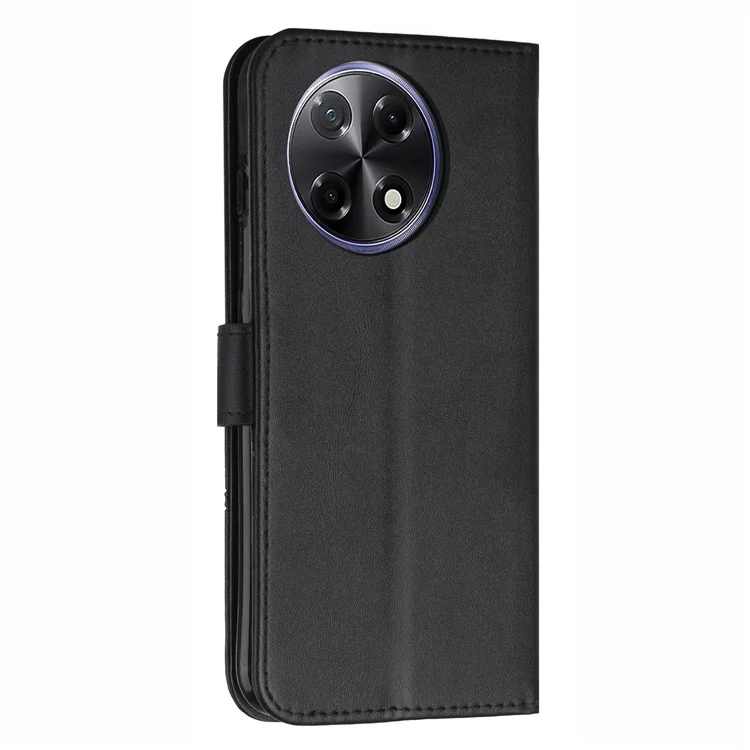 Für TECNO Camon 30S 4G / 30S Pro 4G Hülle Stand Flip Schutzhülle aus Leder - Schwarz