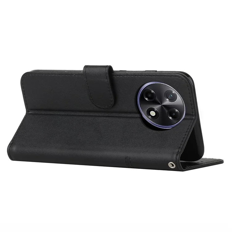 Für TECNO Camon 30S 4G / 30S Pro 4G Hülle Stand Flip Schutzhülle aus Leder - Schwarz