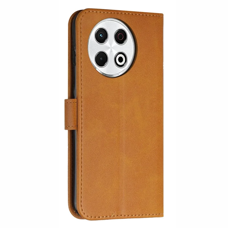 For TECNO Spark 30 Pro 4G Case Stand Flip Protective Leather Phone Cover - Yellow