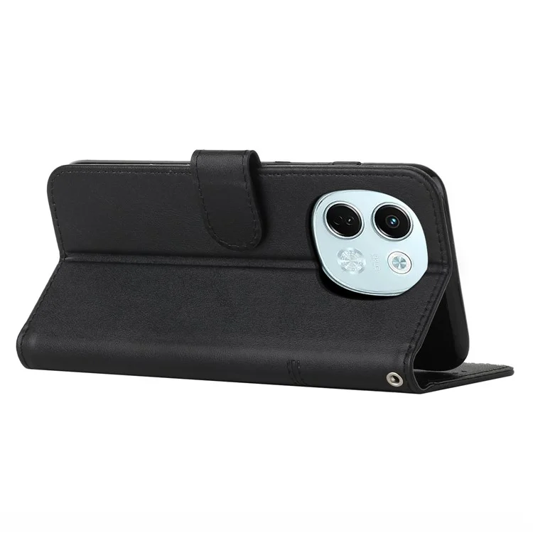 Étui de protection en cuir avec support et rabat pour TECNO Pova 6 Neo 5G / Spark 30 5G - Noir
