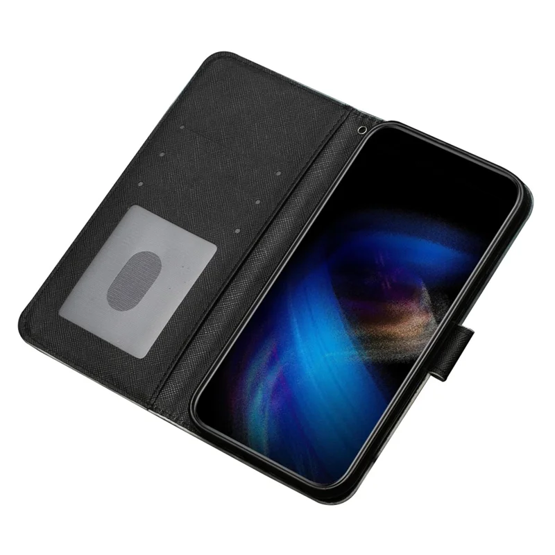 Für Samsung Galaxy A16 4G / 5G Hülle 3D-Muster bedruckter Leder-Handyhülle - Leopardenkopf