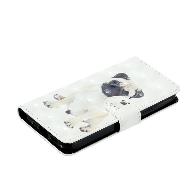 For Samsung Galaxy A16 4G / 5G Case 3D Pattern Printed Phone Leather Phone Cover - Dog