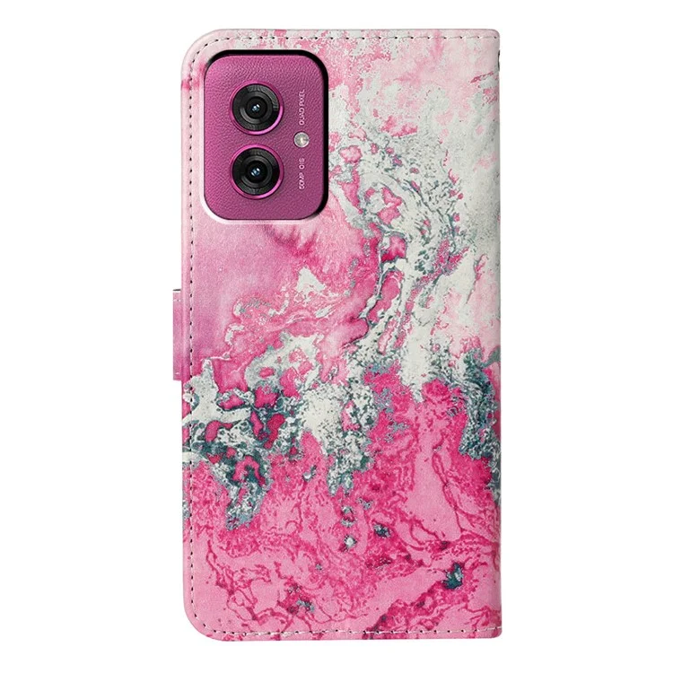 For Motorola Moto G55 5G Case Pattern PU Leather Flip Phone Cover - Pink Seawater Marble

Für Motorola Moto G55 5G Gehäusedesign PU-Leder-Flip-Handyhülle - Rosa Meerwasser-Marmor