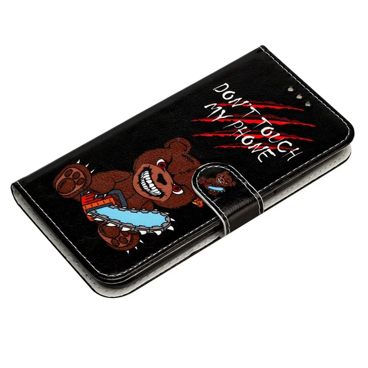 Für Samsung Galaxy A56 Brieftasche Hülle Bedrucktes Muster Design Leder Handy Hülle - Fass mein Telefon nicht an
