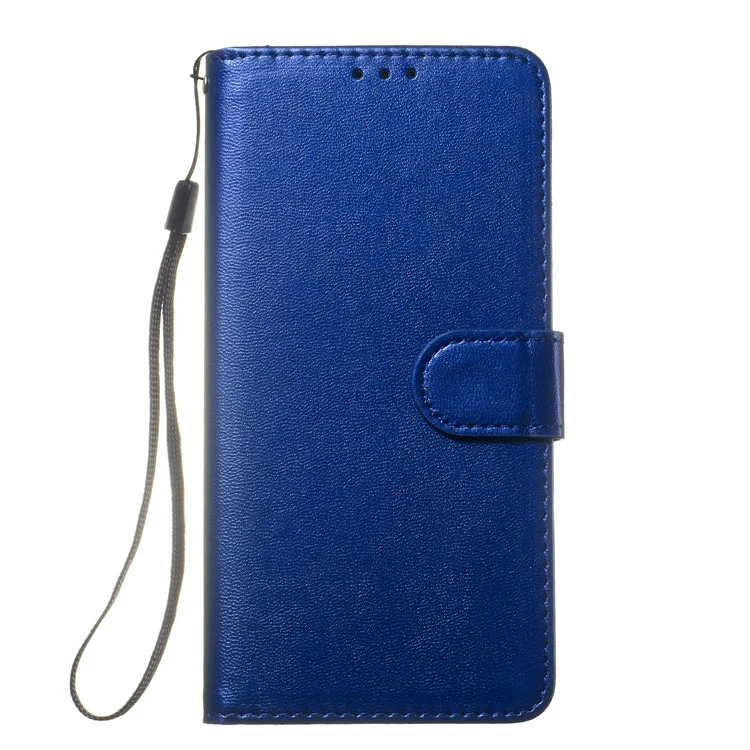 Für Samsung Galaxy A26 5G Hülle mit Kartenfach PU-Leder Flip Wallet Handyhülle - Blau