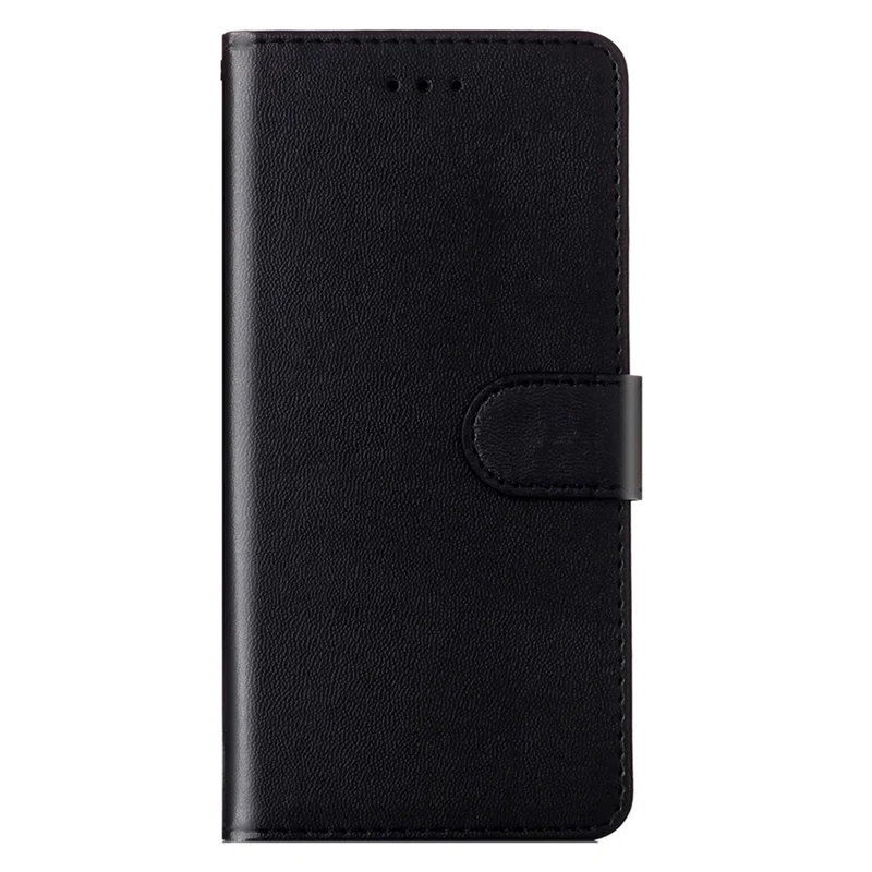 Capa para Motorola Moto G75 5G com porta-cartões em couro sintético, estilo carteira com tampa - Preto