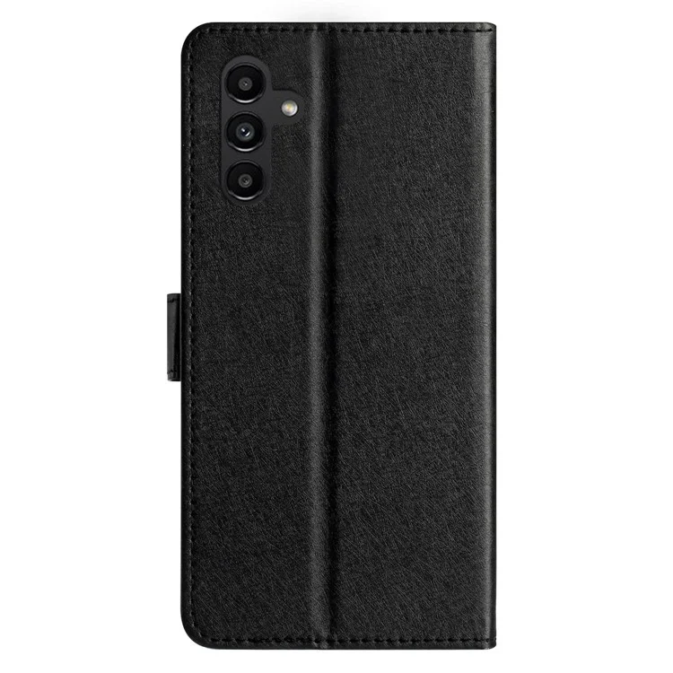 Чехол-книжка для Samsung Galaxy A56 из искусственной кожи с магнитной застежкой - черный