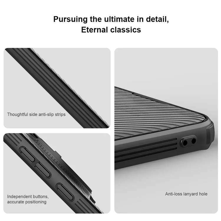 NILLKIN Camshield Prop Series Hülle für Honor Magic7 Pro 5G kompatibel mit MagSafe TPU+PC Telefonhülle mit Schieber-Kamera