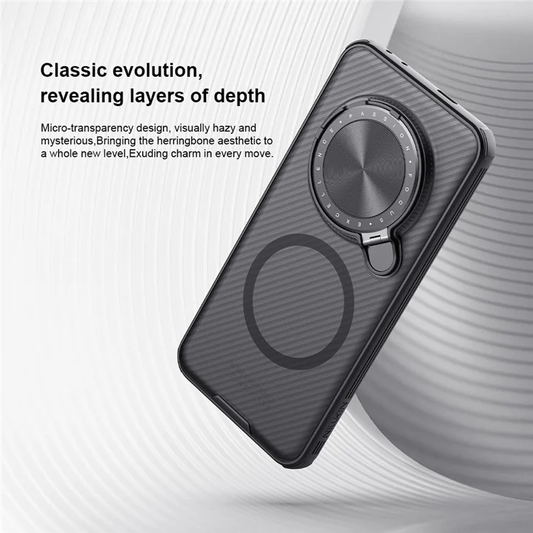 NILLKIN Camshield Prop Series Hülle für Honor Magic7 Pro 5G kompatibel mit MagSafe TPU+PC Telefonhülle mit Schieber-Kamera