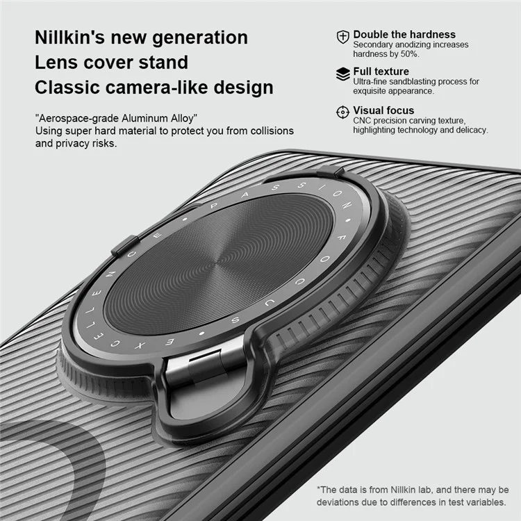 NILLKIN Camshield Prop Series Hülle für Honor Magic7 Pro 5G kompatibel mit MagSafe TPU+PC Telefonhülle mit Schieber-Kamera
