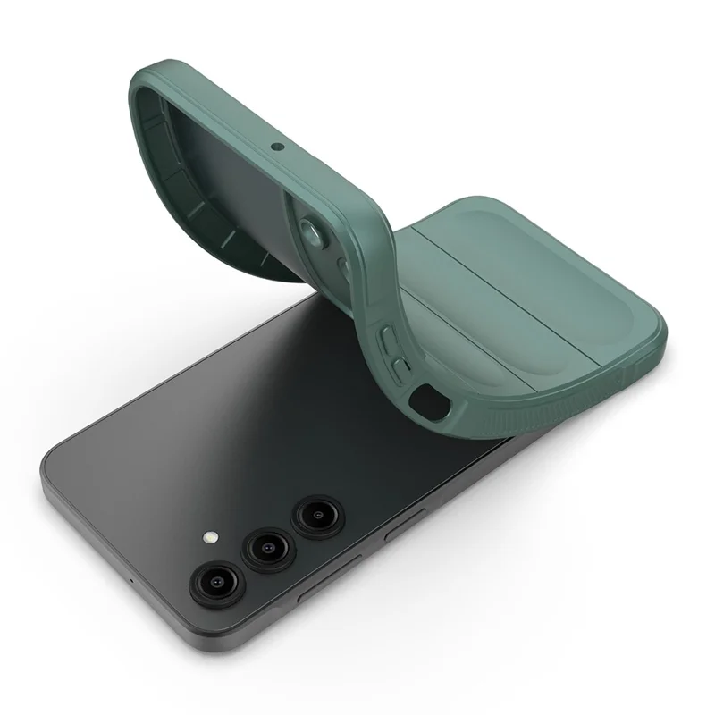 For Samsung Galaxy A26 5G Case Anti-Drop Soft TPU Rugged Phone Back Cover - Green