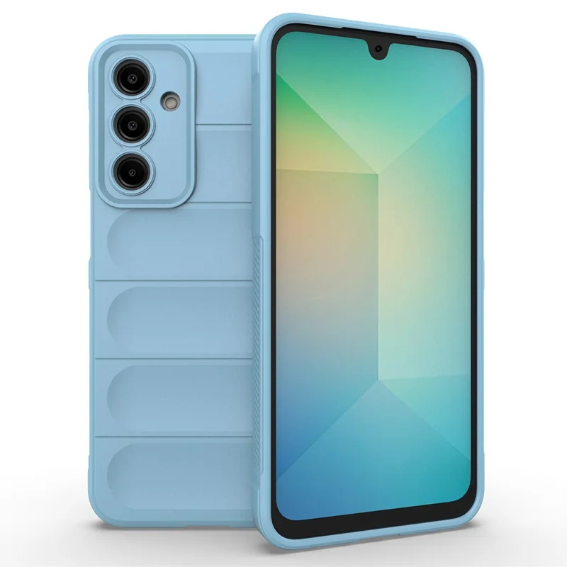 For Samsung Galaxy A36 5G / A56 5G Case Anti-Drop Soft TPU Rugged Phone Back Cover - Baby Blue